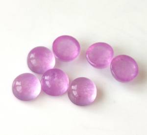 ควอตซ์สีม่วงธรรมชาติทรงกลมแบบคาโบชอง ขนาด 4 มม.-30 มม. หลังแบน สำหรับทำเครื่องประดับ ราคาขายส่ง มีสีเปลี่ยนแปลง - Product Image 2