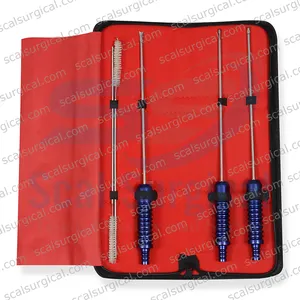 Liposuction Cannula Fixed Handle, Cannula Cleaning Brushes