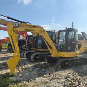 Mini-excavatrice sur chenilles Komatsu PC55 d'occasion, 4989,52 kg, avec composants principaux, pompe et moteur, heures de fonctionnement, contactez-nous - Product Image 1
