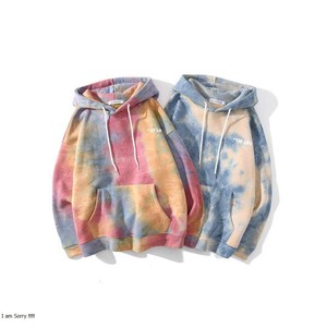 Venta al por mayor Fashion Street Custom Men's Tie Dye Hoodies & Sudaderas Fabricante - Product Image 2