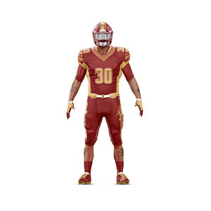 OEM ODM Custom Designed American <b>Football</b> Uniform Breathable Plus Size Uniform with Short Sleeves and Flag Printed Fabric Top - Product Image 1