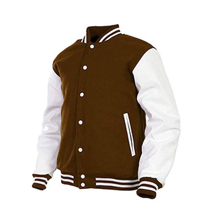 Customised Men's Patch Polyester Cropped Varsity Jacket Fashionable Loose Casual Letterman Design for <b>Winter</b> Pattern <b>Decoration</b> - Product Image 5