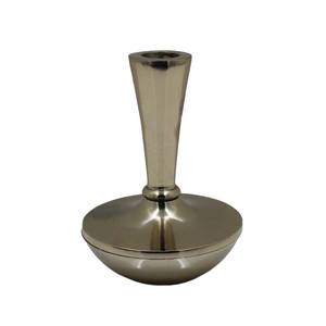 Modern Style Metal <b>Taper</b> <b>Candle</b> Holder Copper Finished <b>Candle</b> Stand Wedding & Home Tabletop Lighting Decorations - Product Image 1