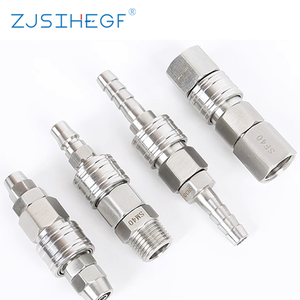 Zjsihegf SS304 Auto Lock Schnell kupplung Pneumatische Armaturen Luft kompressor anschlüsse Pneumatische Druckluft werkzeug kupplung - Product Image 6