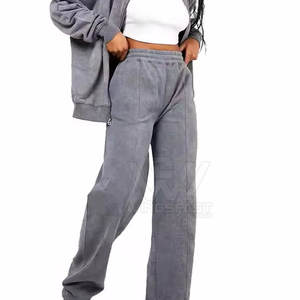 Pantalones lavados ácidos de calidad superior hechos en Pakistán para mujer, pantalones lavados con ácido para mujer más vendidos - Product Image 5