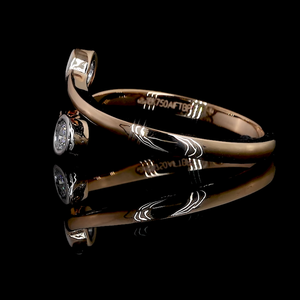 European and American Style 18K Gold CVD <b>Diamond</b> <b>Ring</b> Simple and Generous Fashion Female <b>Ring</b> with IGI Certificate - Product Image 2