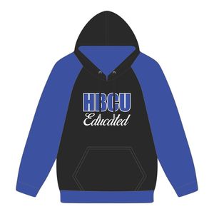 HBCU Educado Negro Zeta Phi Beta Raglan Manga Sudadera con capucha Chenille Bordado Griego Hermandad Divine Nine Collegiate Moda Sudadera con capucha - Product Image 2