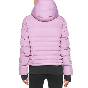 Chaqueta acolchada corta para mujer de último diseño, chaqueta de talla grande transpirable con cremallera de invierno hecha a medida de alta calidad con logotipo para mujer - Product Image 5