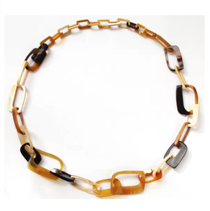 Collier en corne de boeuf de buffle pour femmes de style classique New Look Natural Eco-Friendly Imitation Pearl pour les filles - Product Image 4