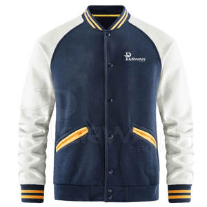 Blouson universitaire personnalisé de haute qualité pour homme, très demandé, avec col montant durable, respirant, séchage rapide, en laine, idéal pour l'hiver - Product Image 1