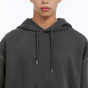 Vêtement décontracté à prix avantageux avec capuche réglable pour l'hiver, prix d'usine pour les acheteurs en gros, design avec poches kangourou et capuche 2026 - Product Image 2