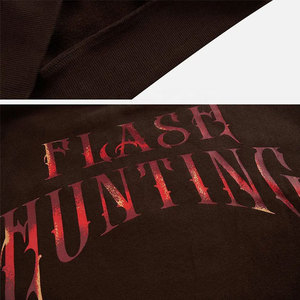 Custom Streetwear Oversized Graphic Print French Terry <b>Pullover</b> <b>Men</b> Hoodie Screen Printing Unisex Hoodies - Product Image 3