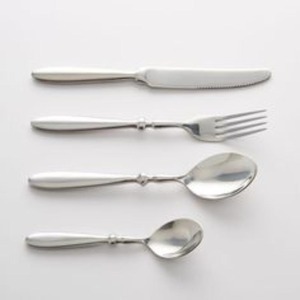 Juego de cubiertos de acero inoxidable hecho a mano con acabado de espejo perfecto para decoración tradicional de comedor y reuniones familiares - Product Image 1