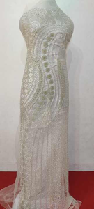 Paneles decorativos bordados a mano exclusivos para hacer vestidos de fiesta de calidad de exportación - Product Image 2