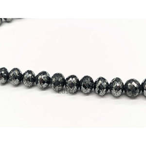 Perles de diamant noir naturel AAA+ 10-12 mm, diamants en vrac pour bijoux personnalisés, cadeau d'anniversaire parfait, collier - Product Image 2