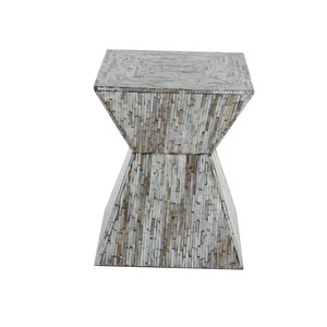 Mesa de Centro de Madera y Nácar Ecológica de Estilo Único, Diseño Moderno, Juego de Muebles para Sala de Estar, Venta Directa al por Mayor - Product Image 3