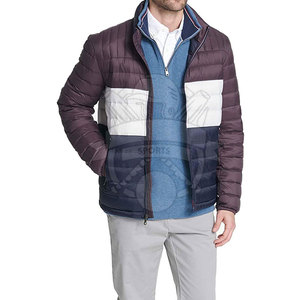 Vente en gros Veste matelassée coupe-vent pour homme avec logo personnalisé Col à capuche en toile Utilisation hivernale - Product Image 5