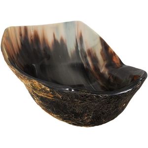 Bol en corne viking de haute qualité, bol à nourriture, à fruits, à soupe, vaisselle, bol rond merveilleux, vaisselle, best-seller, prix le plus bas - Product Image 1