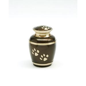 Tealight Cremation <b>Urns</b> Pewter Pawprint Metal Pet <b>Urn</b> Funeral Supplier Handcrafted Personalized <b>Cat</b> Dog Ashes Save Cremation <b>Urn</b> - Product Image 3