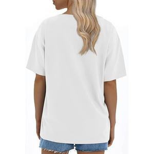Oversize Jersey T-<b>shirt</b> Printing Plus Size <b>Women's</b> Plain Bulk t <b>Shirts</b> Wholesale - Product Image 4