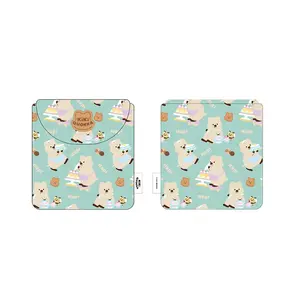 KiKi QUOKKA Edición Floral Bolsa de almacenamiento compacta Bolsa organizadora de golosinas dulces con cubierta de nailon Conveniente para la organización - Product Image 1