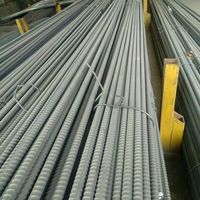 Barres d'armature en acier au carbone AiSi Standard 1500 tonnes, barres de fer à béton déformées pour la construction, grades HRB335, services de cintrage et de soudage