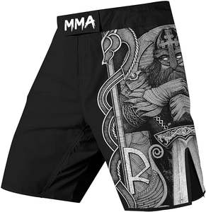 MMA Shorts by Waseem Impex Custom OEM No GI Shorts for Men and Women High Quality Stretch Mixed Martial <b>Arts</b> Shorts - Product Image 1