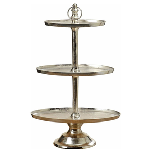 Support de gâteau de service en laiton fabriqué à la main de vente chaude avec pièce de design en acier doré et utilisation à la main pour produit Offre Spéciale - Product Image 3