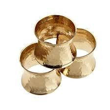 Servilleteros chapados en oro personalizados para bodas, fiestas, decoración de mesa hecha a mano Artificial más nueva, hoteles, comercio, estilo Caffey - Product Image 3