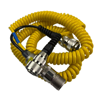 04-02-02786 & 05940046 Faisceau de câblage principal gauche de 1,5 m avec prise à vis 10 broches et prise baïonnette 7 broches pour finisseur routier BF8/BF6/BF900C