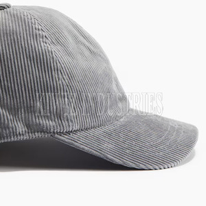 2024 nouveau Design hommes velours côtelé Baseball chapeaux fabriqué en usine velours côtelé Baseball en différentes couleurs fabricant chapeaux - Product Image 5