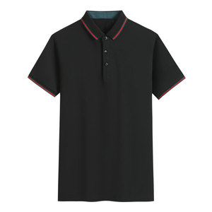 T-shirt unisexe personnalisé élégant à manches courtes en fibre de bambou douce, respirante, infroissable, séchage rapide, imprimé, bouton classique - Product Image 2