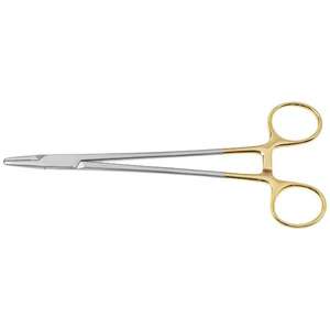 Venta al por mayor de calidad 14cm 16cm 18cm portaagujas logotipo personalizado 410 Acero inoxidable reutilizable TC mango calidad portaagujas - Product Image 3