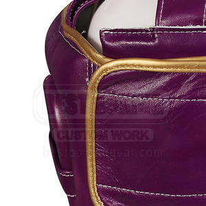 PU Leather Protective Headgear for Martial Arts and Boxing High Density <b>Foam</b> <b>Padded</b> MMA Head Guard Adult - Product Image 6