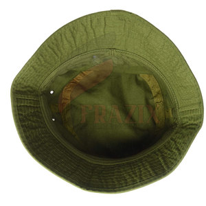 หมวกบัคเก็ตหมวกทรงถังทำจากผ้าฝ้ายออกแบบได้ตามต้องการสินค้าแฟชั่นใหม่หมวกทรงถังสีทึบ - Product Image 3