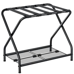 Porte-bagages pliable en métal pour un usage domestique Option de rangement compacte et pratique pour les valises et les sacs de transport - Product Image 4