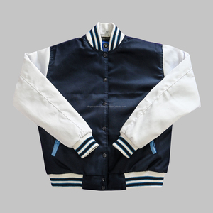 เสื้อแจ็กเก็ตหนังเนื้อหนาสำหรับผู้ชายเสื้อแจ็กเก็ตมีตราสัญลักษณ์ปักโลโก้ขนสัตว์ธรรมชาติงานตามสั่ง - Product Image 5