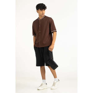 Camisa a Rayas de Popelina de Corte Regular MN-CS-SS26-302-B Antiarrugas Casual de Negocios Tallas 3XL+ Suministro ODM - Product Image 3