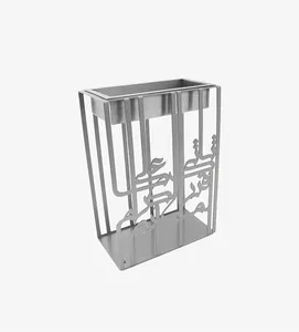 Portavelas de madera y metal de forma redonda de tamaño personalizado de calidad superior de último diseño superior en precio al por mayor - Product Image 3