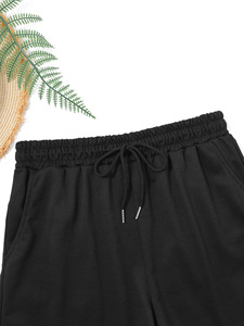 OEM logotipo personalizado bordado impreso diseño primavera y verano nuevos pantalones de las mujeres de cintura alta bolsillo pantalones cortos de las mujeres - Product Image 4