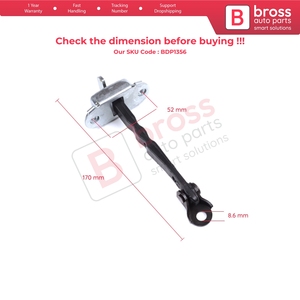 BDP1356 Butée de porte avant avec limiteur pour Hilux MK8 N1 Fortuner MK2 Revo 2015 et après 686100K091 - Product Image 5