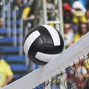 Negro tamaño 5 PVC suave al tacto voleibol partido oficial interior juego pelota de entrenamiento impermeable pelotas de voleibol para la playa - Product Image 4