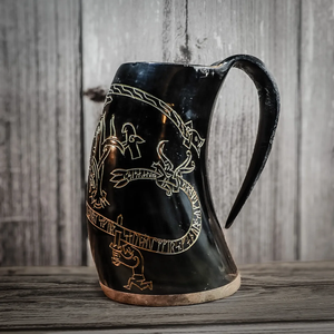Venta al por Mayor de Cuernos Vikingos para Beber Cerveza, Hechos a Mano, Naturales, de Primera Calidad, Taza de Cuerno Vikingo - Product Image 2