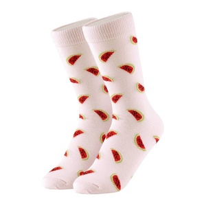 Calcetines de algodón con logotipo personalizado para hombre y mujer, estampado de frutas y animales, estilo informal, contraste antibacteriano, Talón y punta directa a Vietnam - Product Image 3