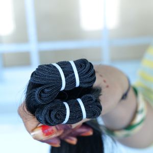 Extensions de cheveux vierges de qualité supérieure, mèches droites, cheveux humains 100% Remy vietnamiens, cheveux brésiliens purs non traités - Product Image 5