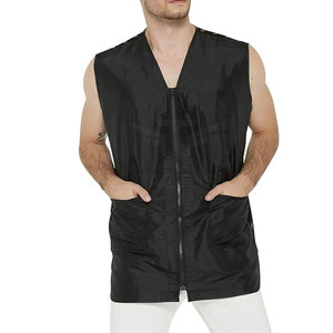 เสื้อกั๊กร้านตัดผมชายน้ำหนักเบาระบายอากาศได้ดีสวมใส่สบายออกแบบโลโก้ได้ตามต้องการ - Product Image 1