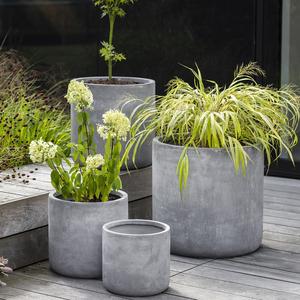 Juego de macetas de flores de varios tamaños de tres piezas personalizables ecológicas de estilo europeo vintage clásico galvanizado de hierro de lujo estándar - Product Image 4