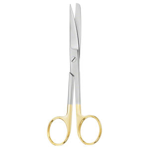 ที่กําหนดเองกรรไกรผ่าตัดครึ่งทอง Blunt ใบมีดคมกรรไกรตัดเย็บสแตนเลสกรรไกรตัดตะเข็บ - Product Image 4