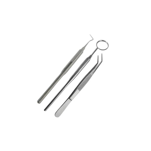 El Kit de inspección dental Manual de acero inoxidable de alta calidad Premium incluye Sonda de espejo y pinzas precio barato personalizado - Product Image 5