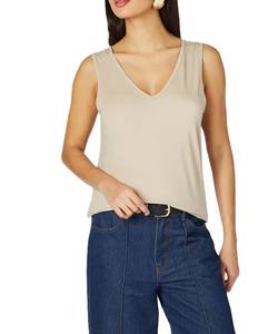 Gran oferta 2025 para mujer, camiseta sin mangas para Yoga, Jogging, gimnasio, deporte, entrenamiento, camisetas sin mangas para mujer, ropa deportiva, ropa deportiva con cuello en V profundo, Color claro - Product Image 1